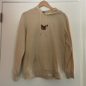 Shein tan hoodie size small